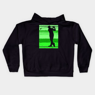 Golf Golfer Kids Hoodie